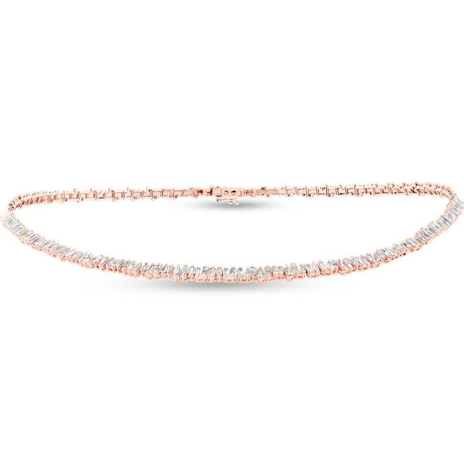 Baguette Diamond Choker