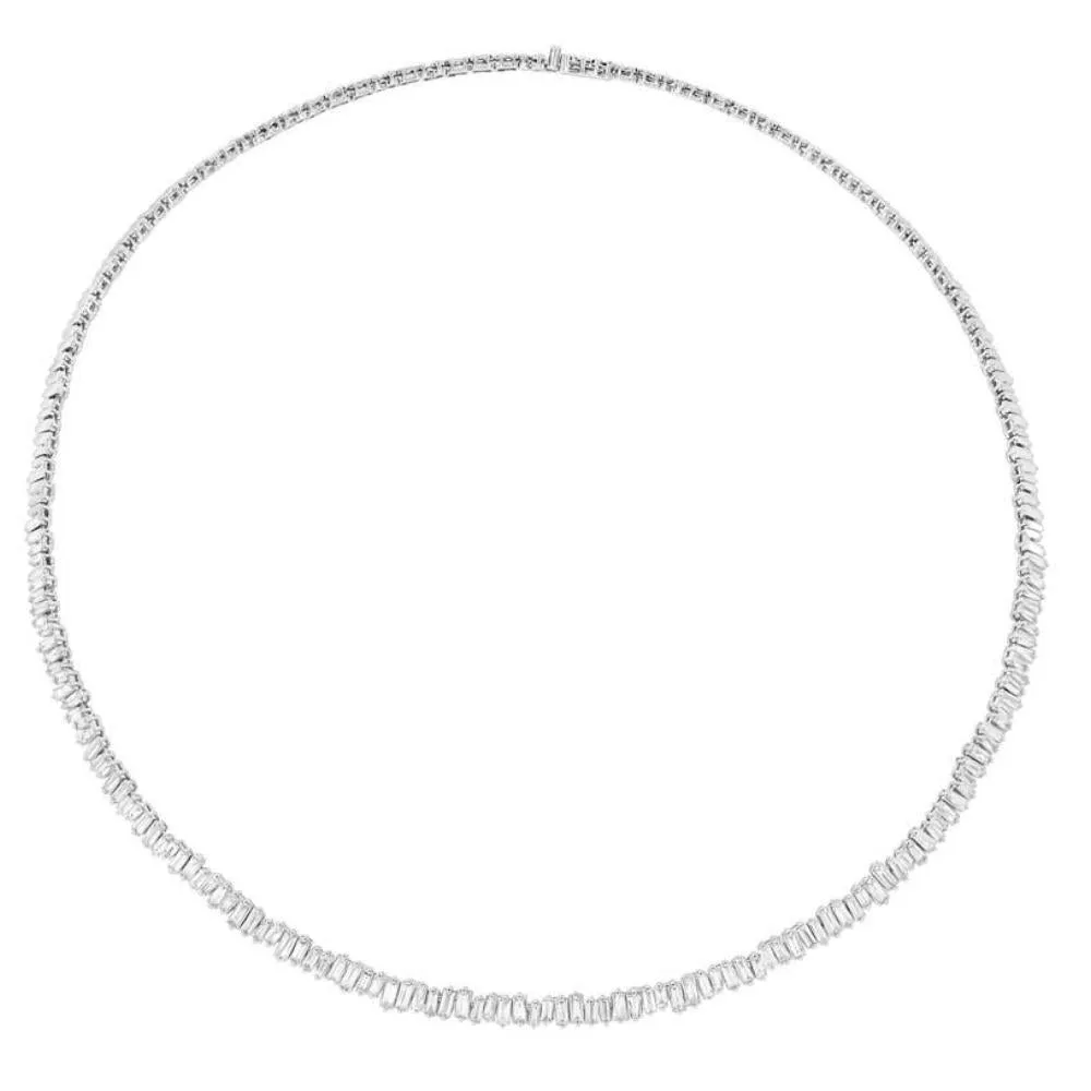 Baguette Diamond Choker