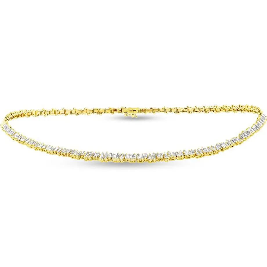 Baguette Diamond Choker