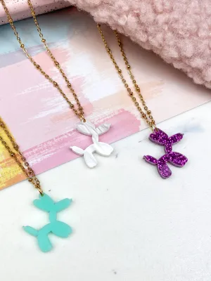 Balloon Dog Necklaces