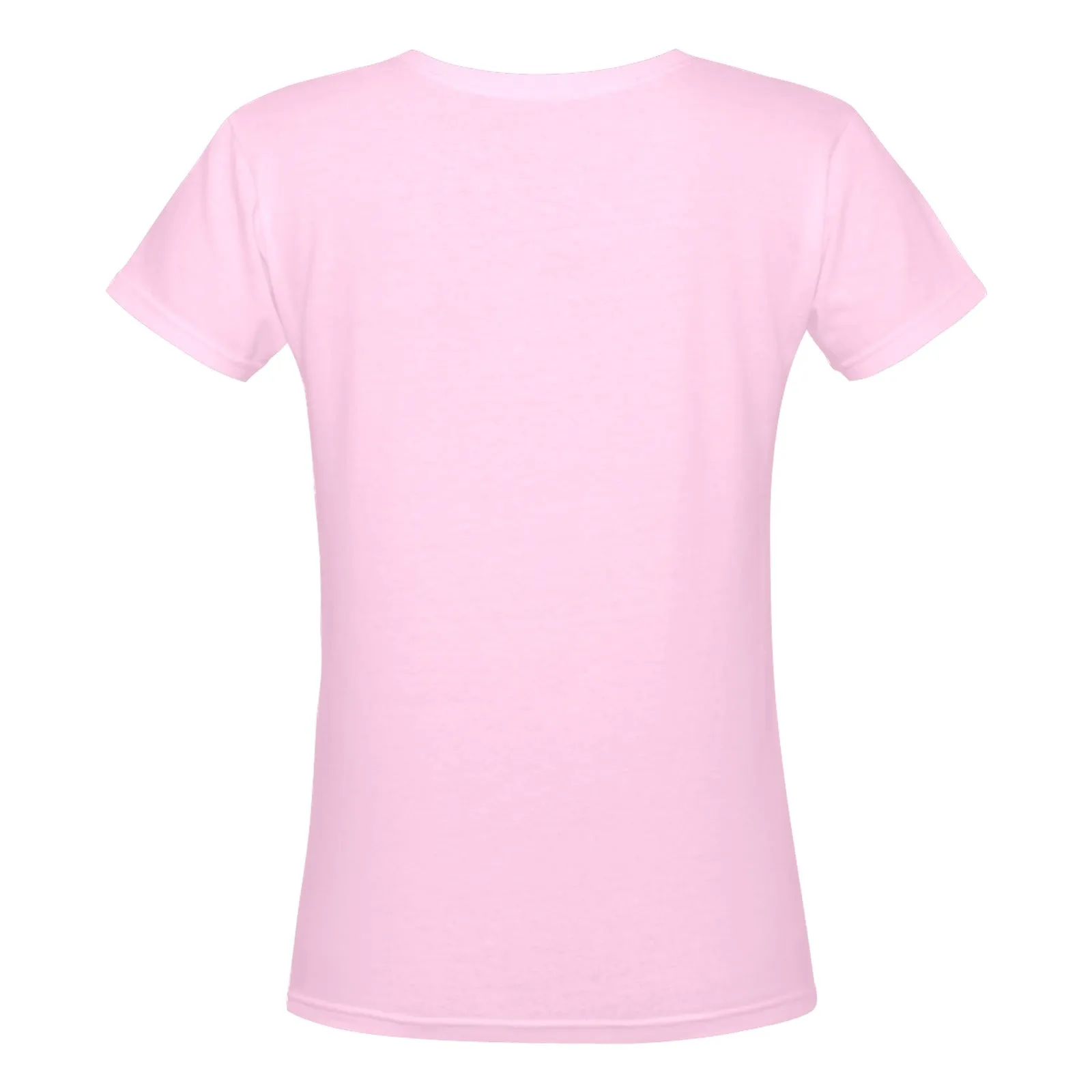 Balloon Dog Sketch on Pale Pink - V Neck Women's T-Shirt