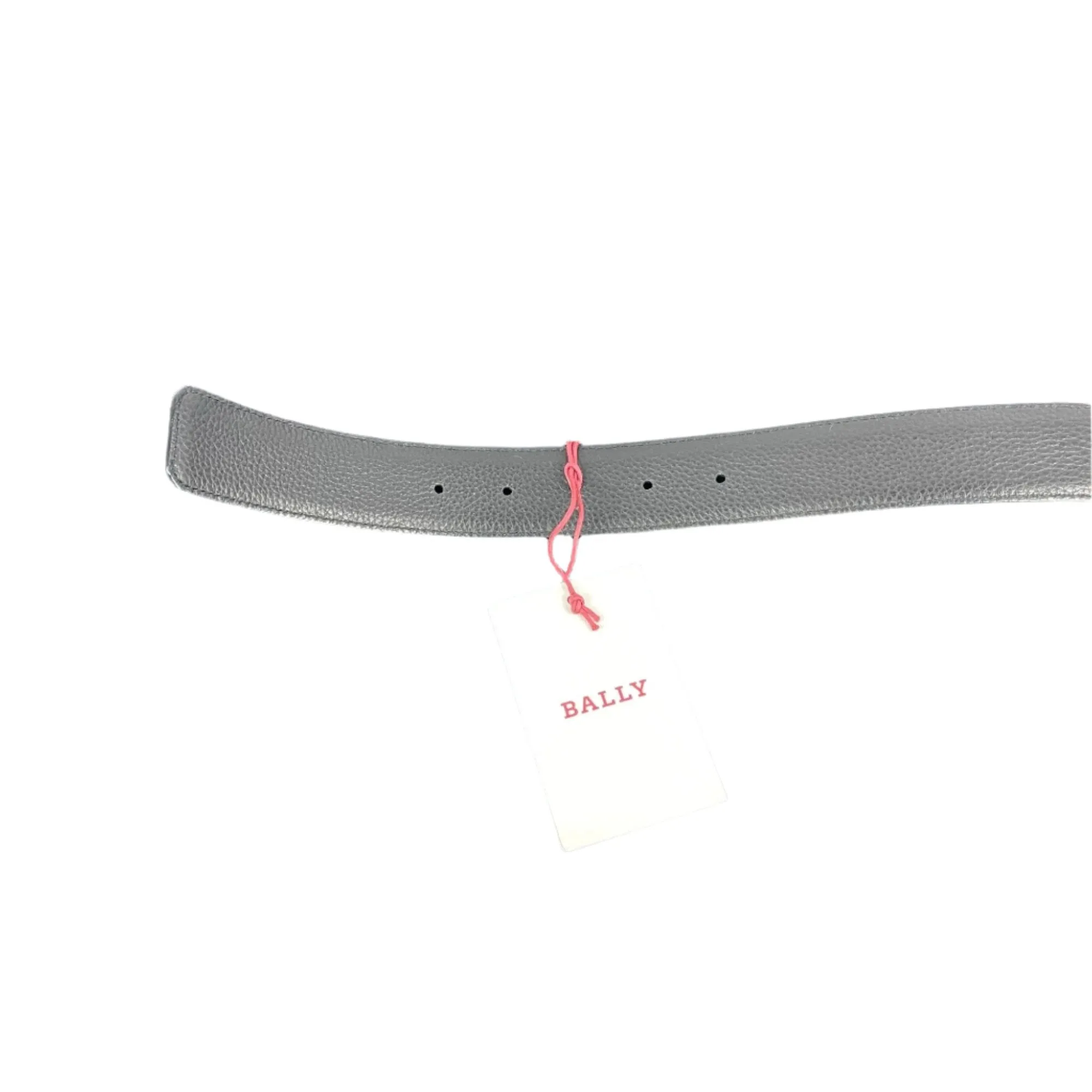 Bally Mens Grant Black Leather Adjustable/Reversible Belt