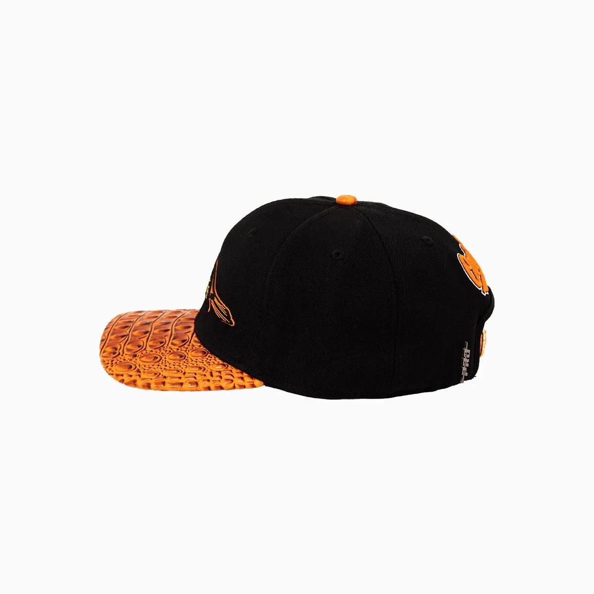 Baltimore Orioles MLB Leather Visor Snapback Hat