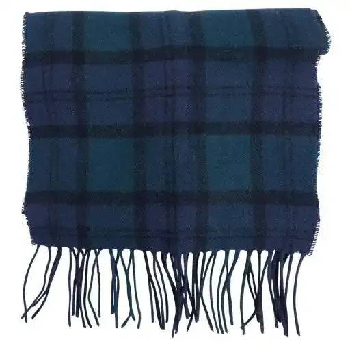 Barbour Tartan Lambswool Scarf Black Watch