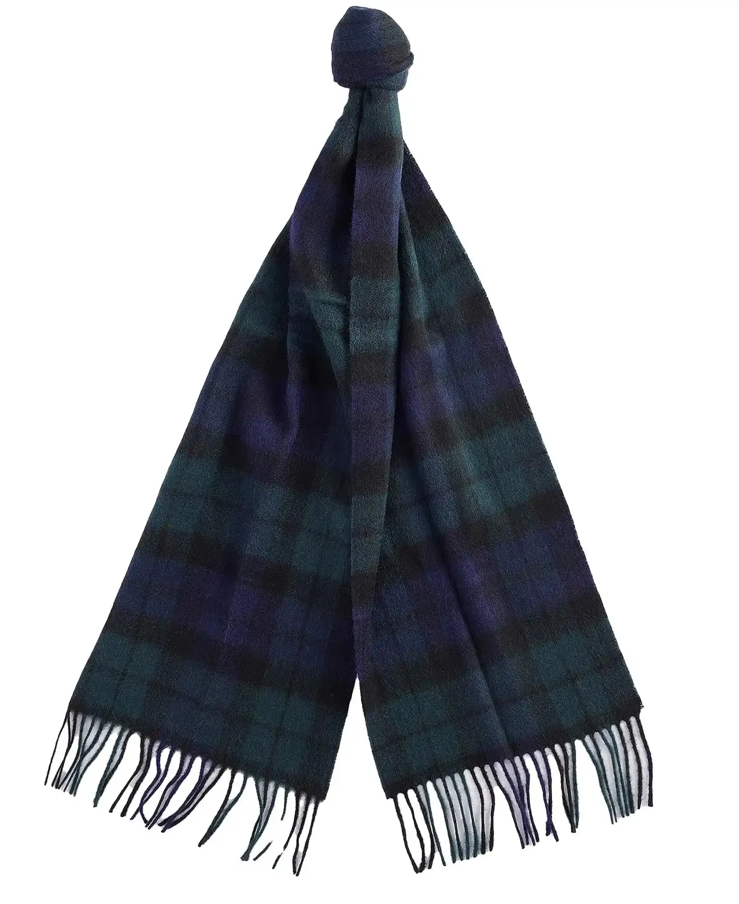 Barbour Tartan Lambswool Scarf Black Watch