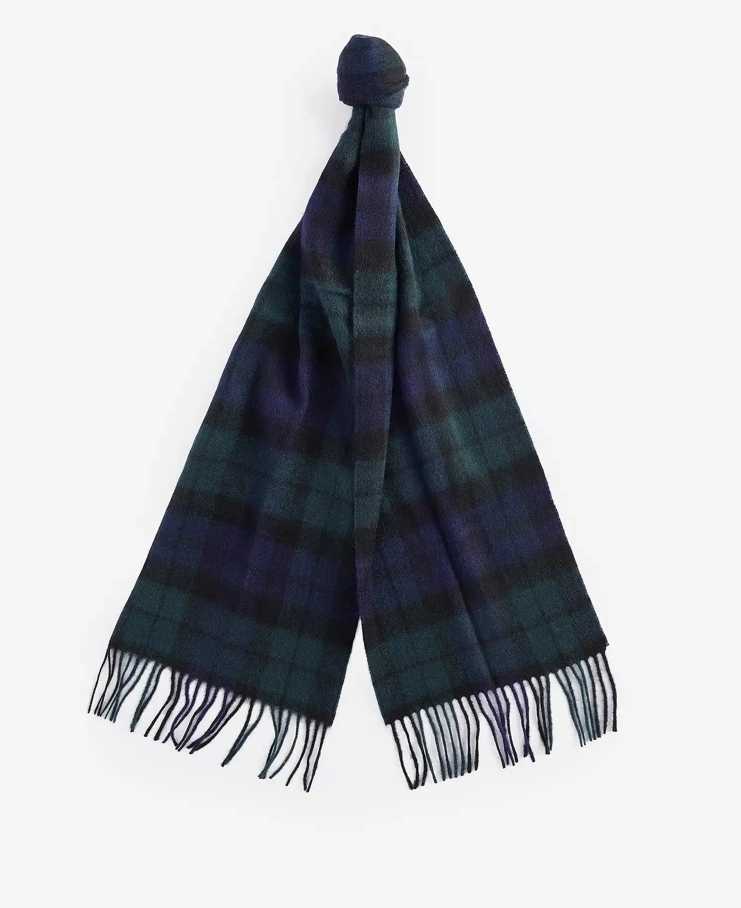 Barbour Tartan Lambswool Scarf Black Watch