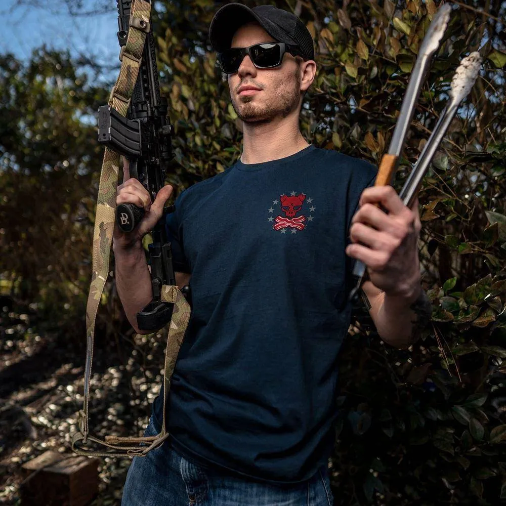 Barrel Bacon T-Shirt - Midnight Navy
