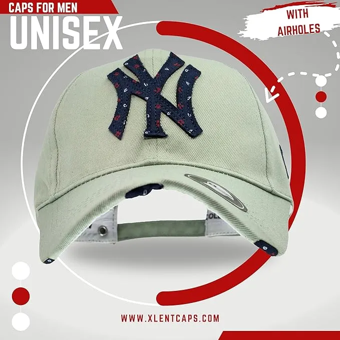 Baseball Cap for Men | Free Size Adjustable Snapback Caps | Embroidered Patch | Cotton | UV Protection | Fashionable Hat for Women and Girs Original