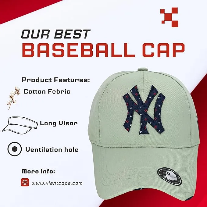 Baseball Cap for Men | Free Size Adjustable Snapback Caps | Embroidered Patch | Cotton | UV Protection | Fashionable Hat for Women and Girs Original
