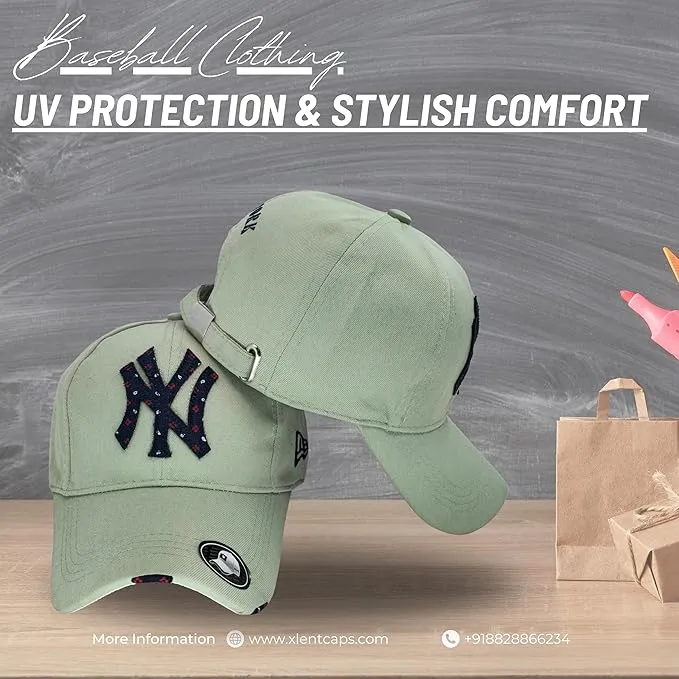 Baseball Cap for Men | Free Size Adjustable Snapback Caps | Embroidered Patch | Cotton | UV Protection | Fashionable Hat for Women and Girs Original