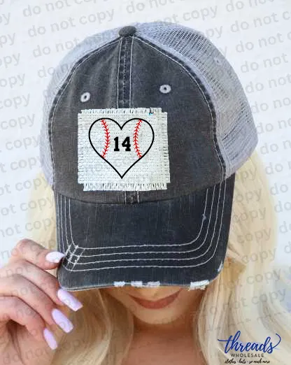 Baseball Heart-CUSTOMIZED