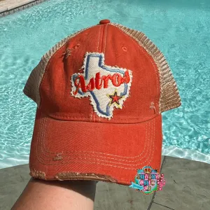 Baseball Team Cap - Orange