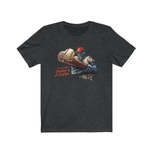 Baseball Zombie Short Sleeve Graphic Premium T-Shirt