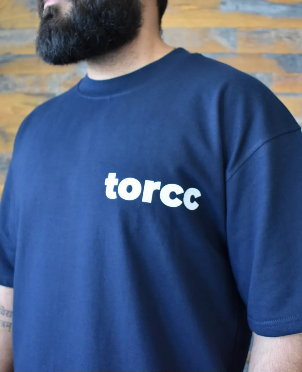 Basic Printed Drop Shoulder T-shirt - WAREHOUSE SALE