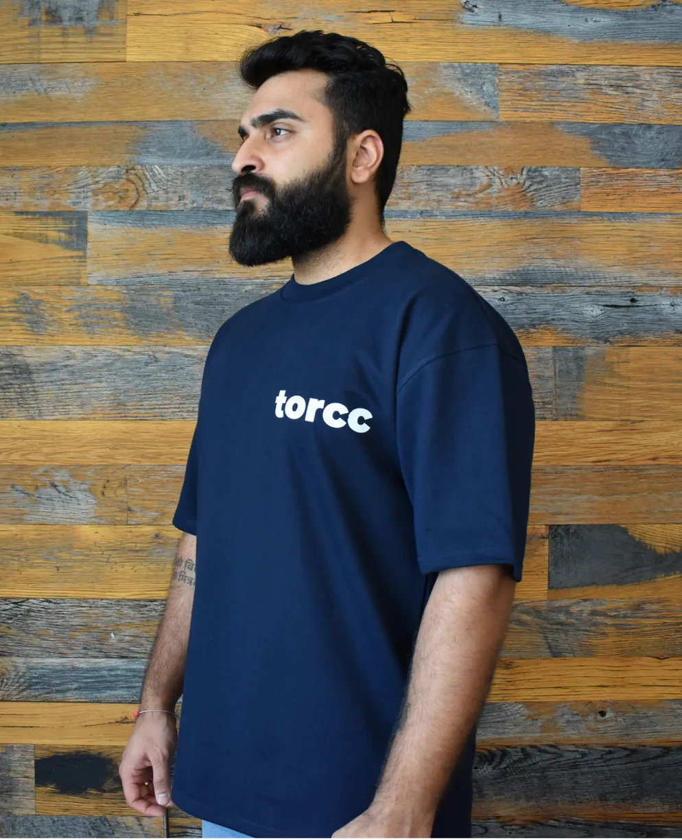 Basic Printed Drop Shoulder T-shirt - WAREHOUSE SALE