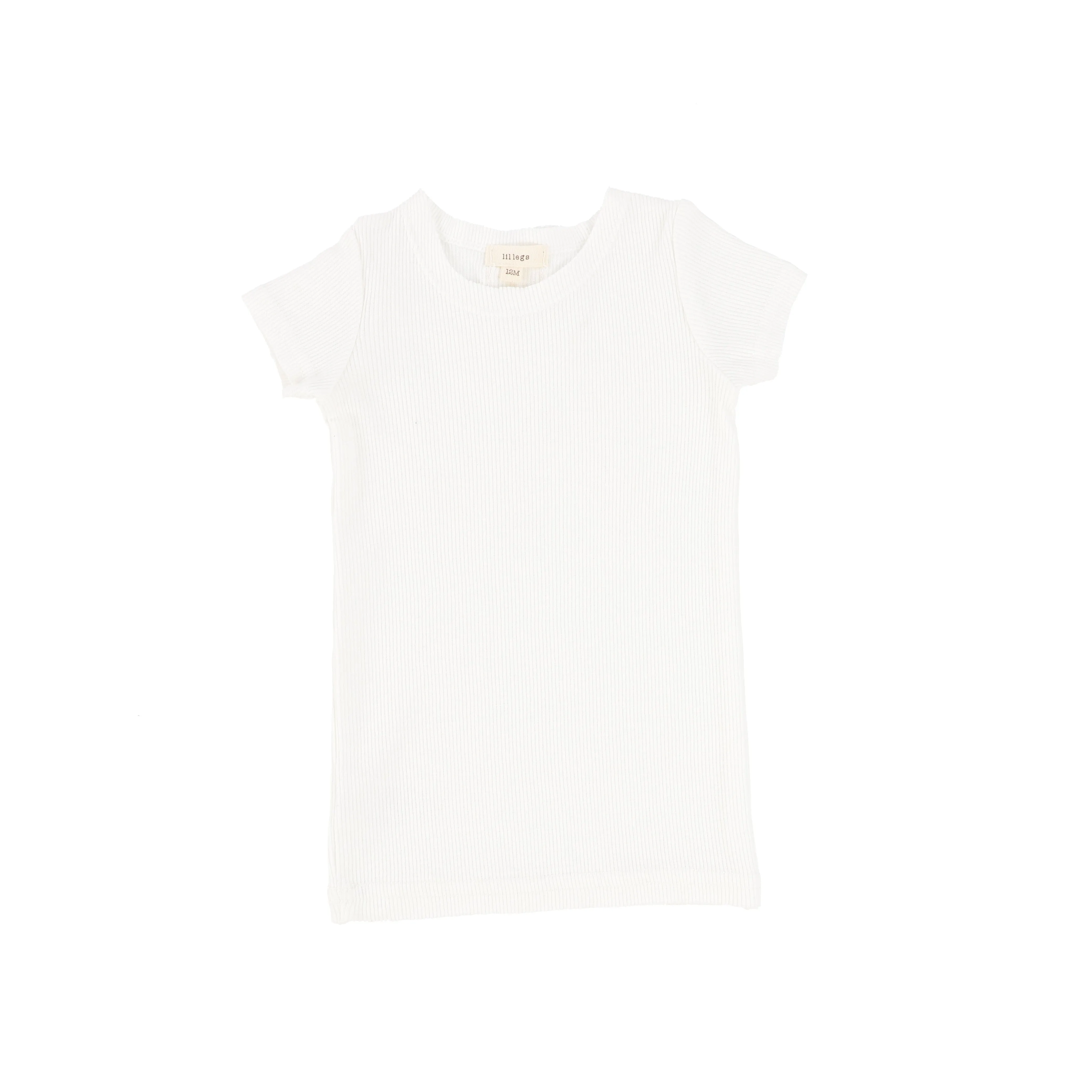 Basic Ribbed Short Sleeve Tee
