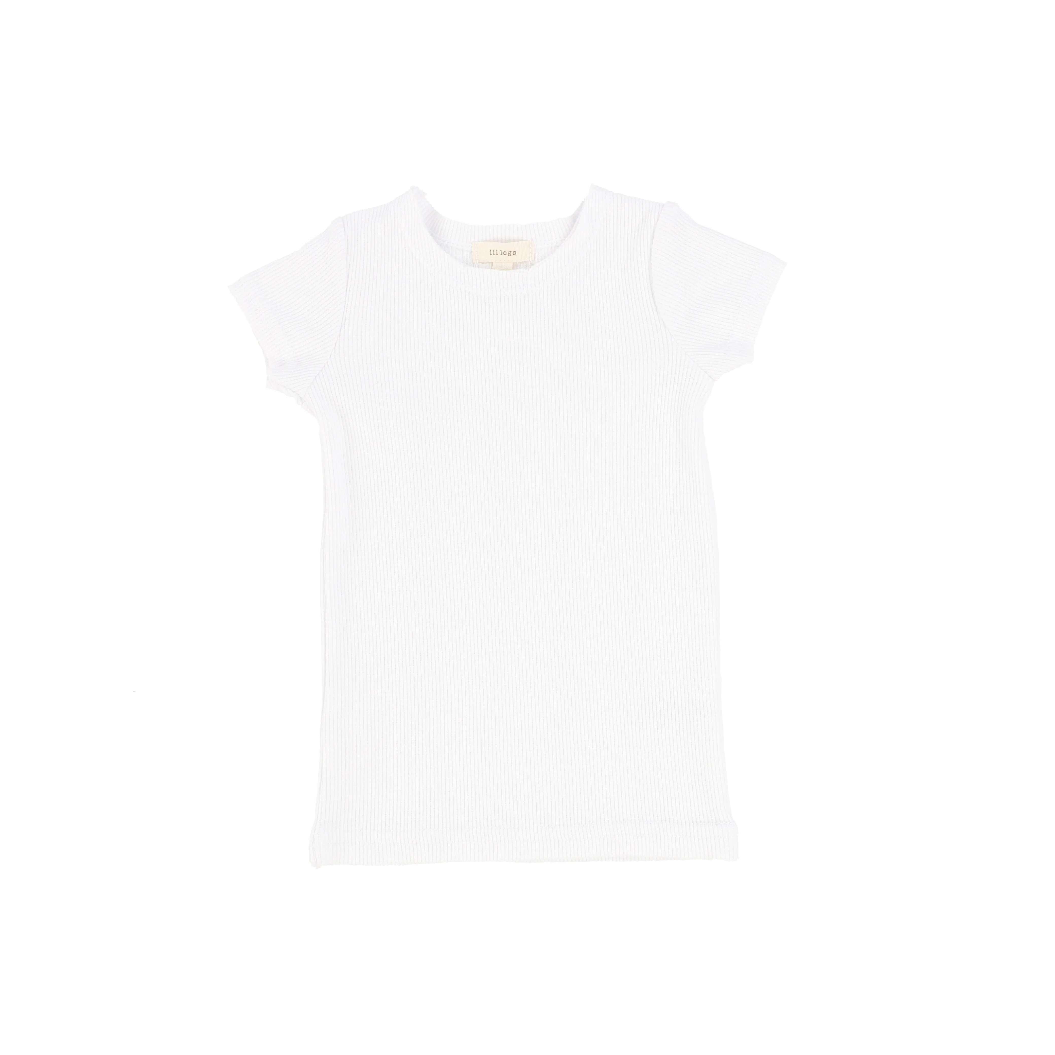 Basic Ribbed Short Sleeve Tee