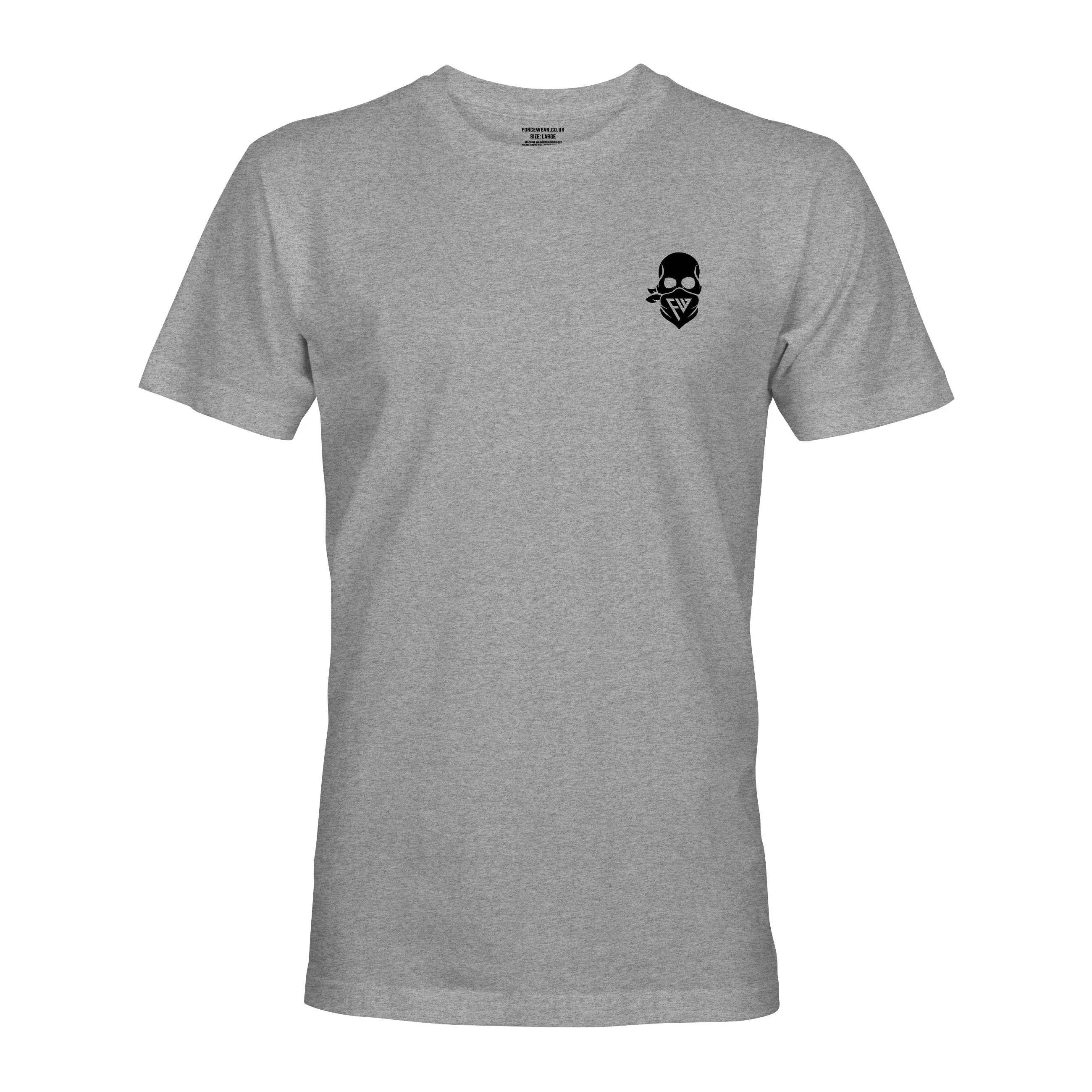 BASIC SKULL ON PT GREY