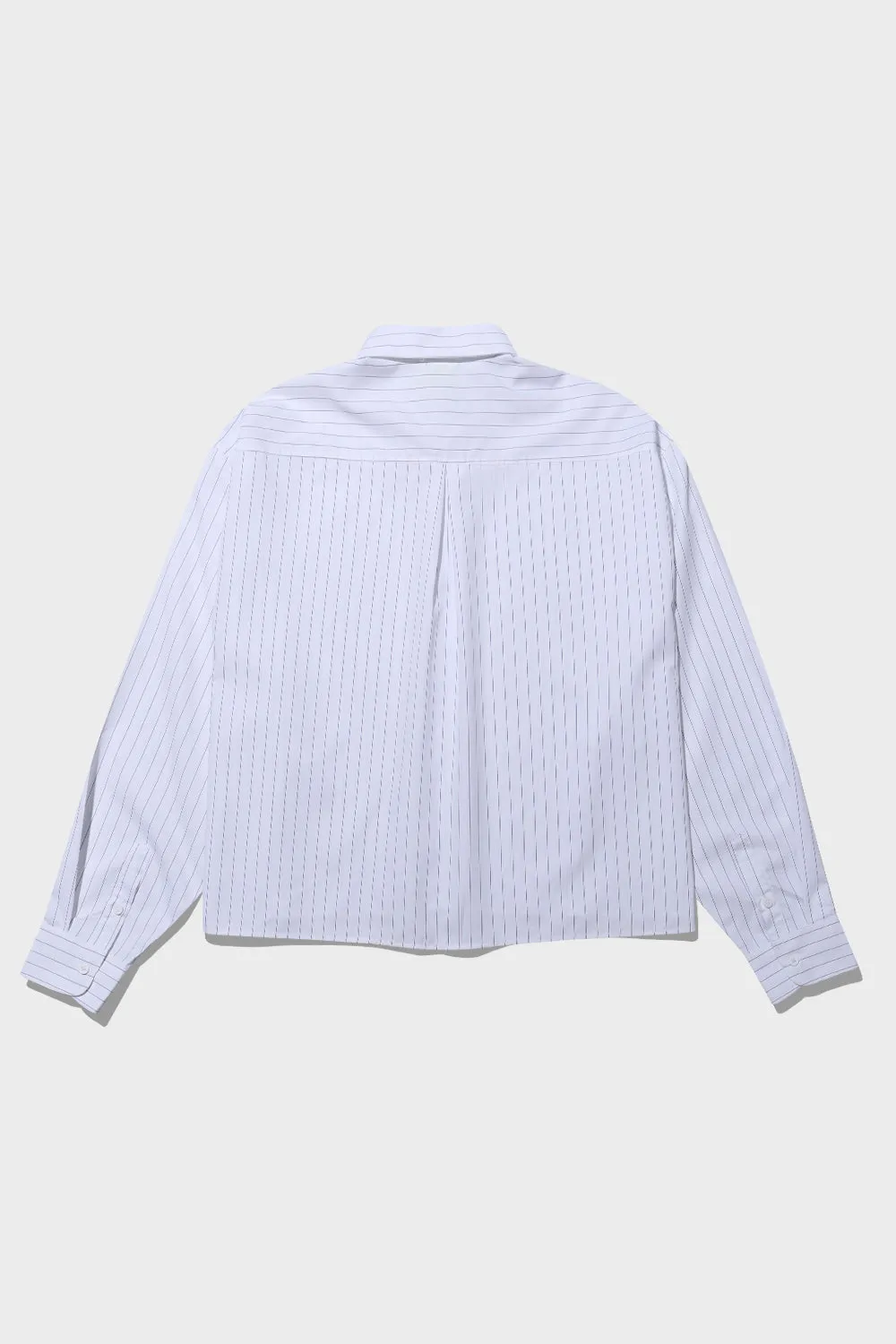 Basic Striped Crop Shirts
