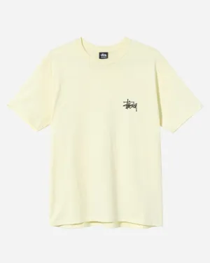 Basic Stüssy Tee - Pale Yellow