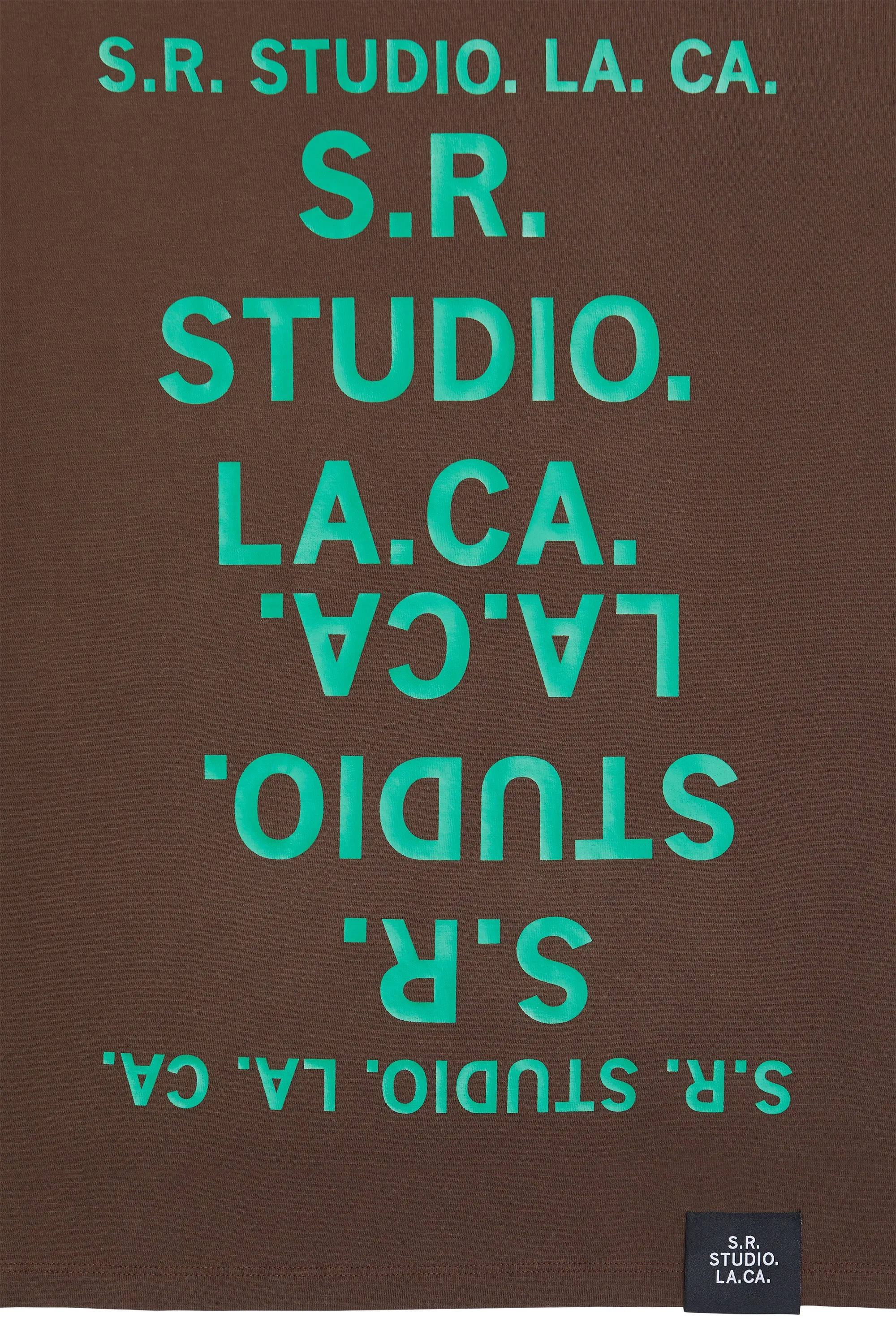 BASIC T-SHIRT WITH S.R.S. DOUBLE LOGO