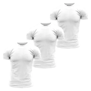 Basic T-Shirts - White - 3 Pack