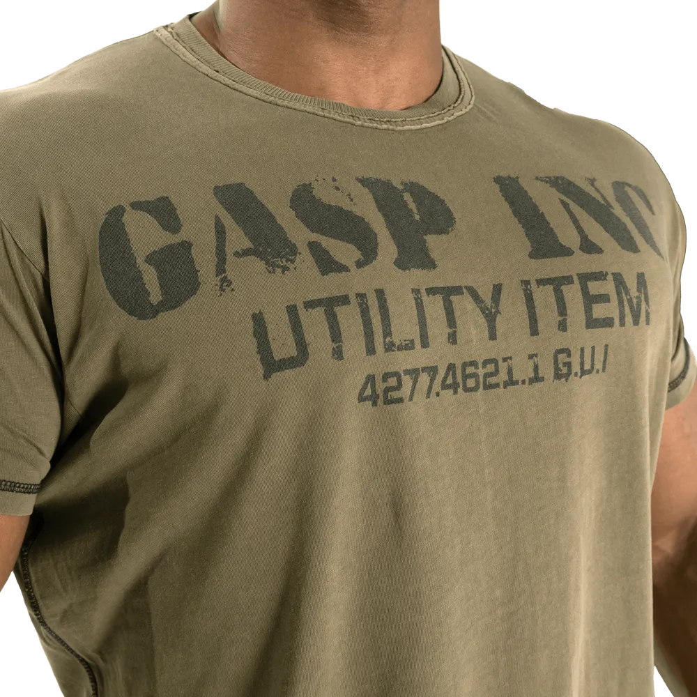 Basic Utility Tee - Washed Green