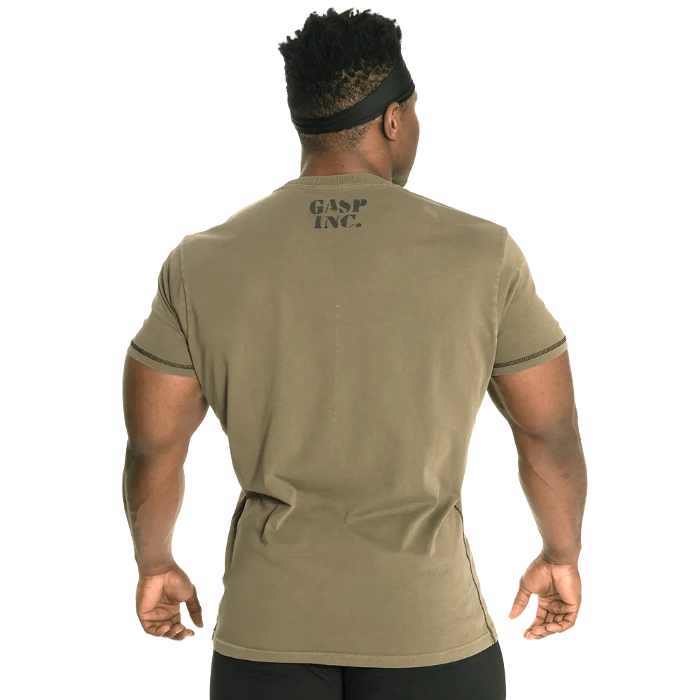Basic Utility Tee - Washed Green