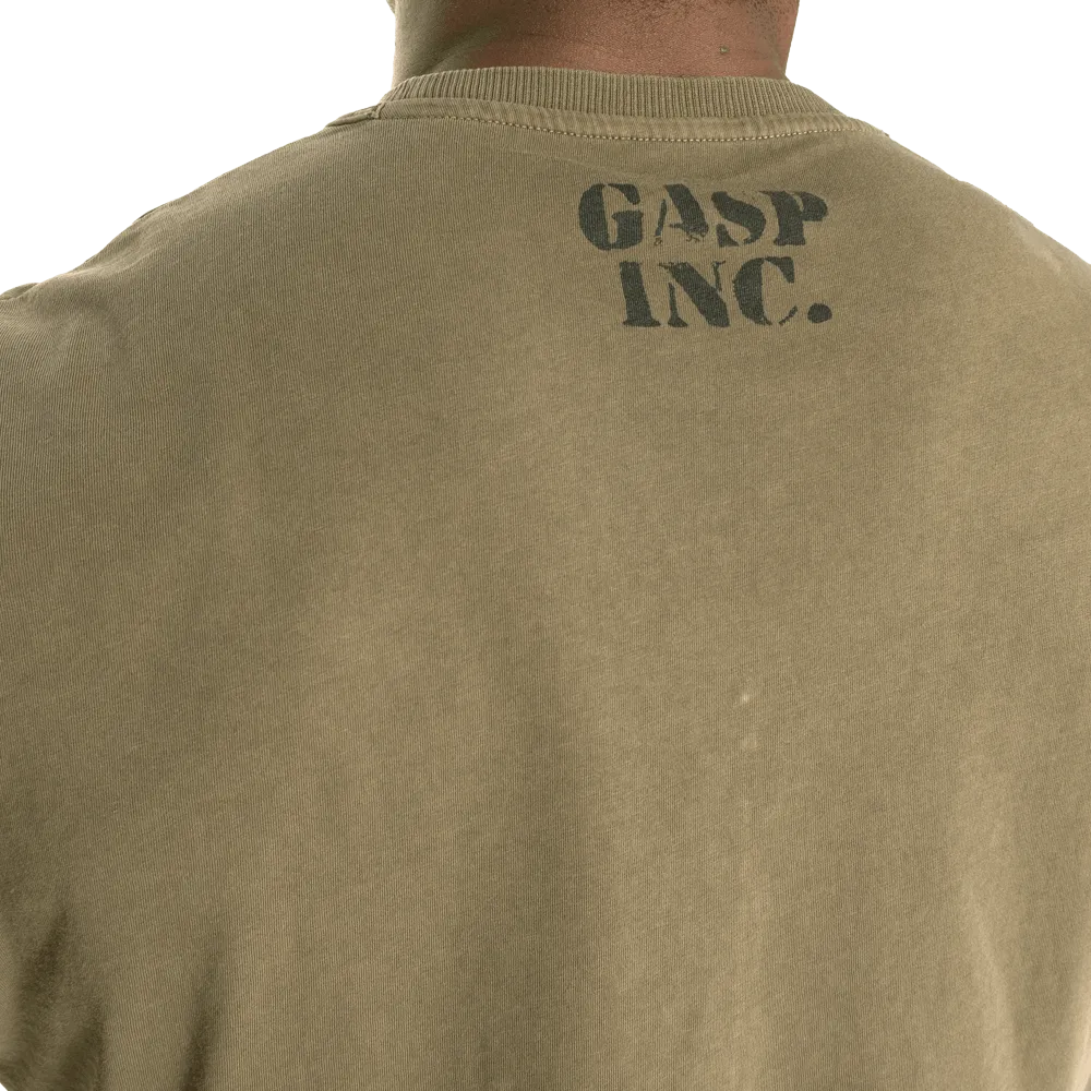 Basic Utility Tee - Washed Green