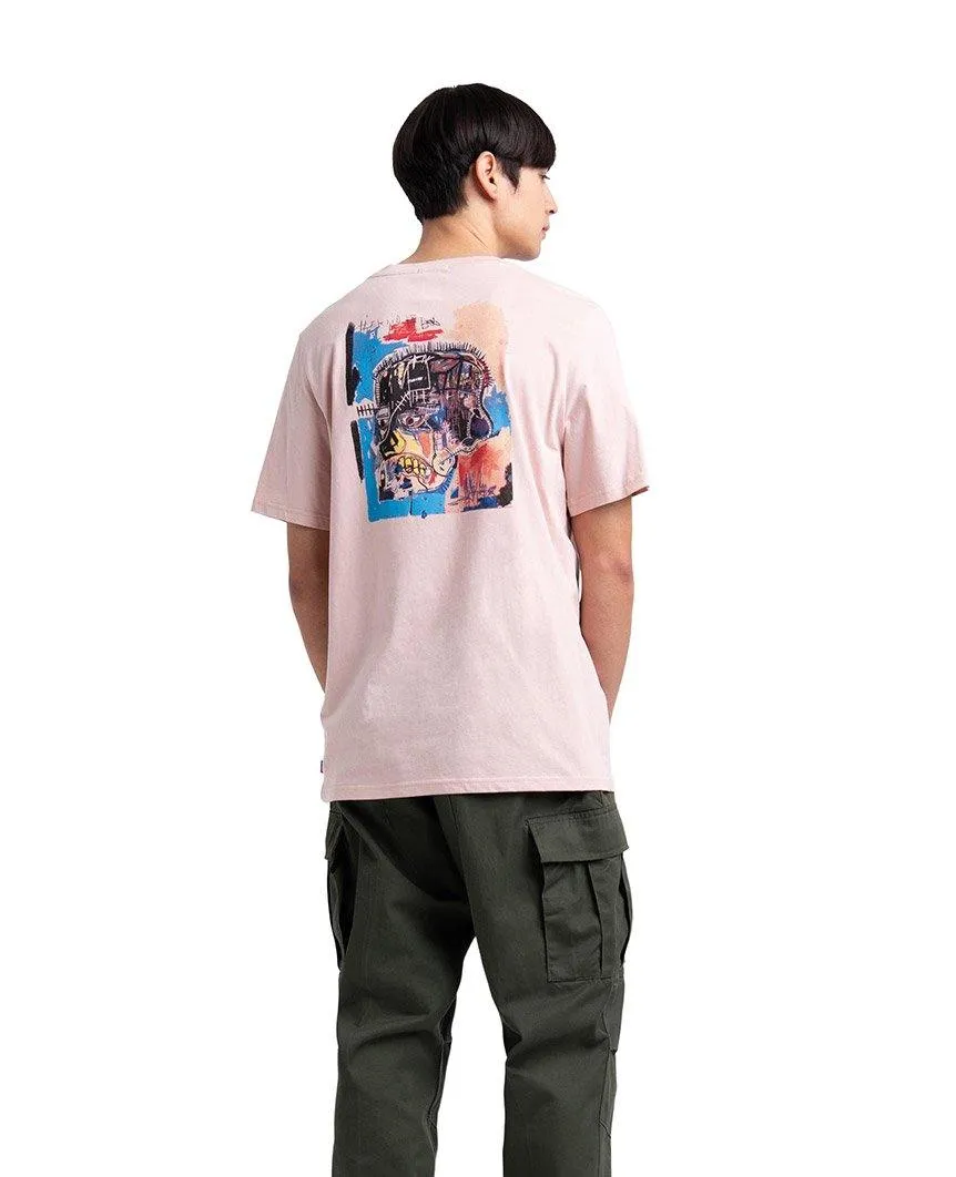 Basquiat Tee Ash Rose