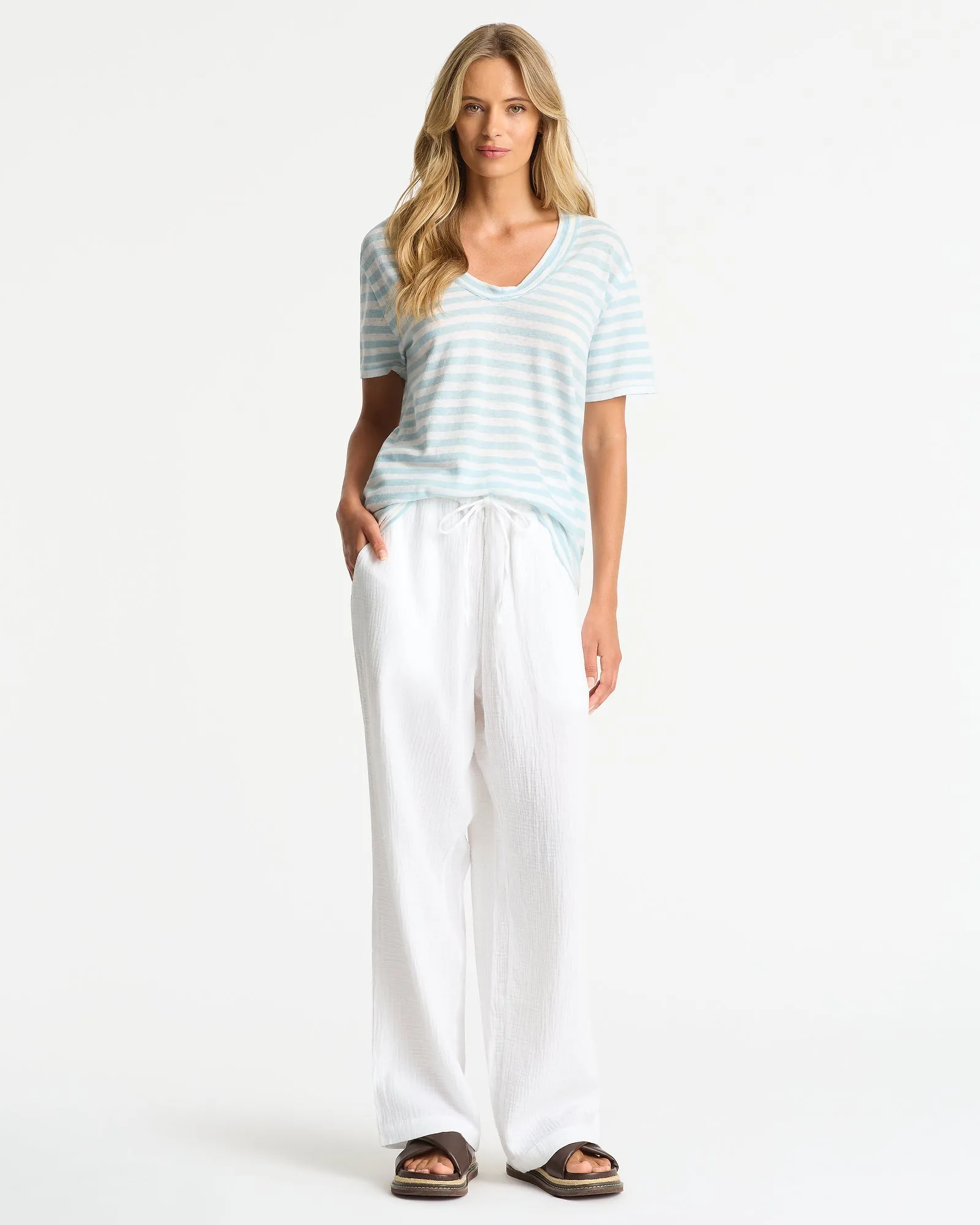Bay T'Shirt - Blue White