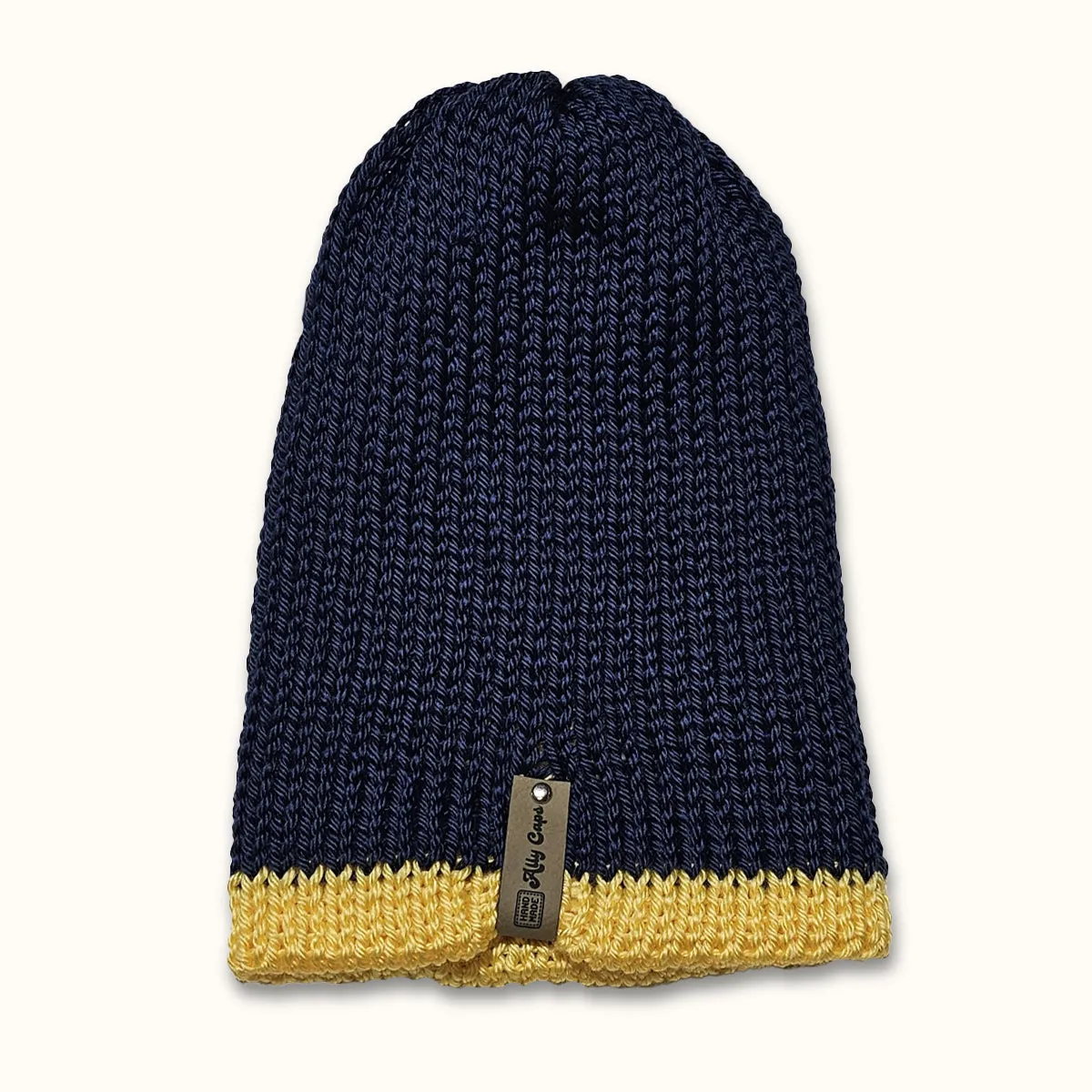 Beanie - Blue and Yellow Reversible (Final sale)