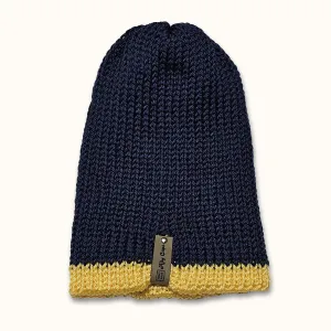 Beanie - Blue and Yellow Reversible (Final sale)