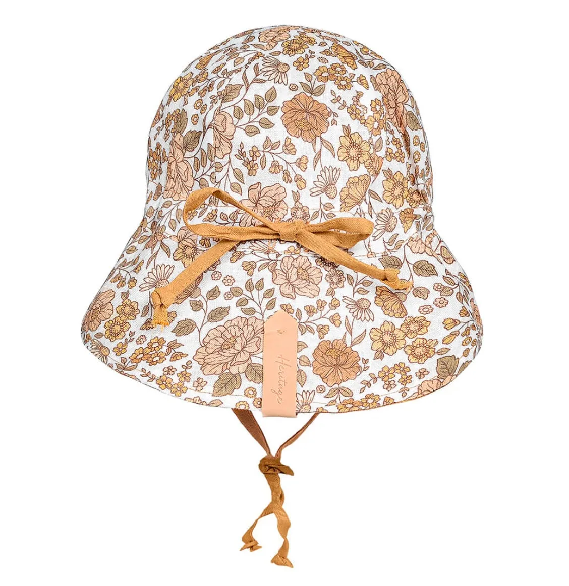 Bedhead Hat | Reversible Baby Flap Sun Hat l Marie/Maize