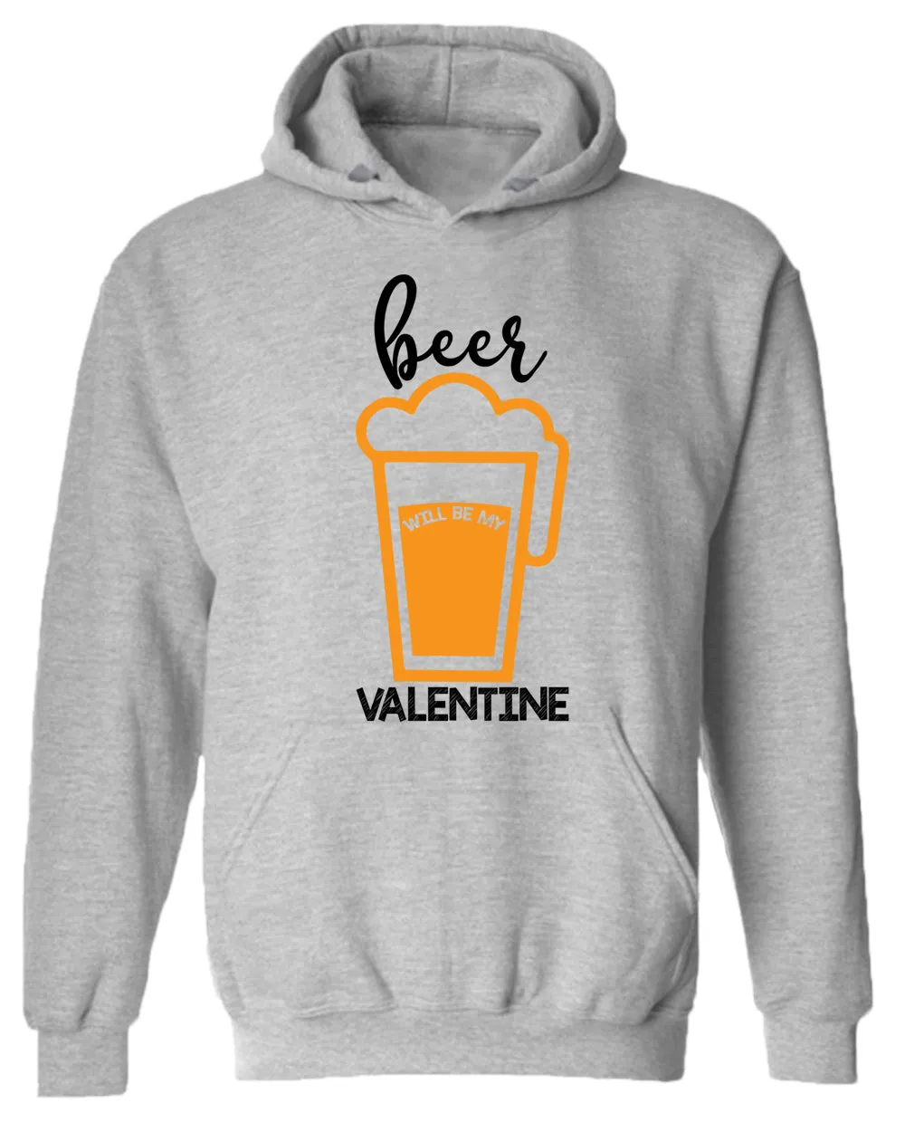 Beer valentine hoodie