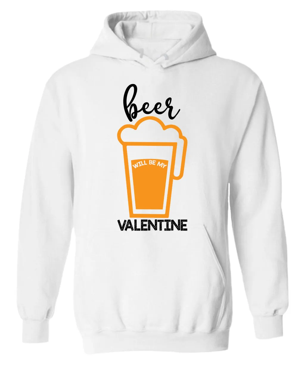 Beer valentine hoodie