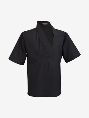 Belt Collar V Neck