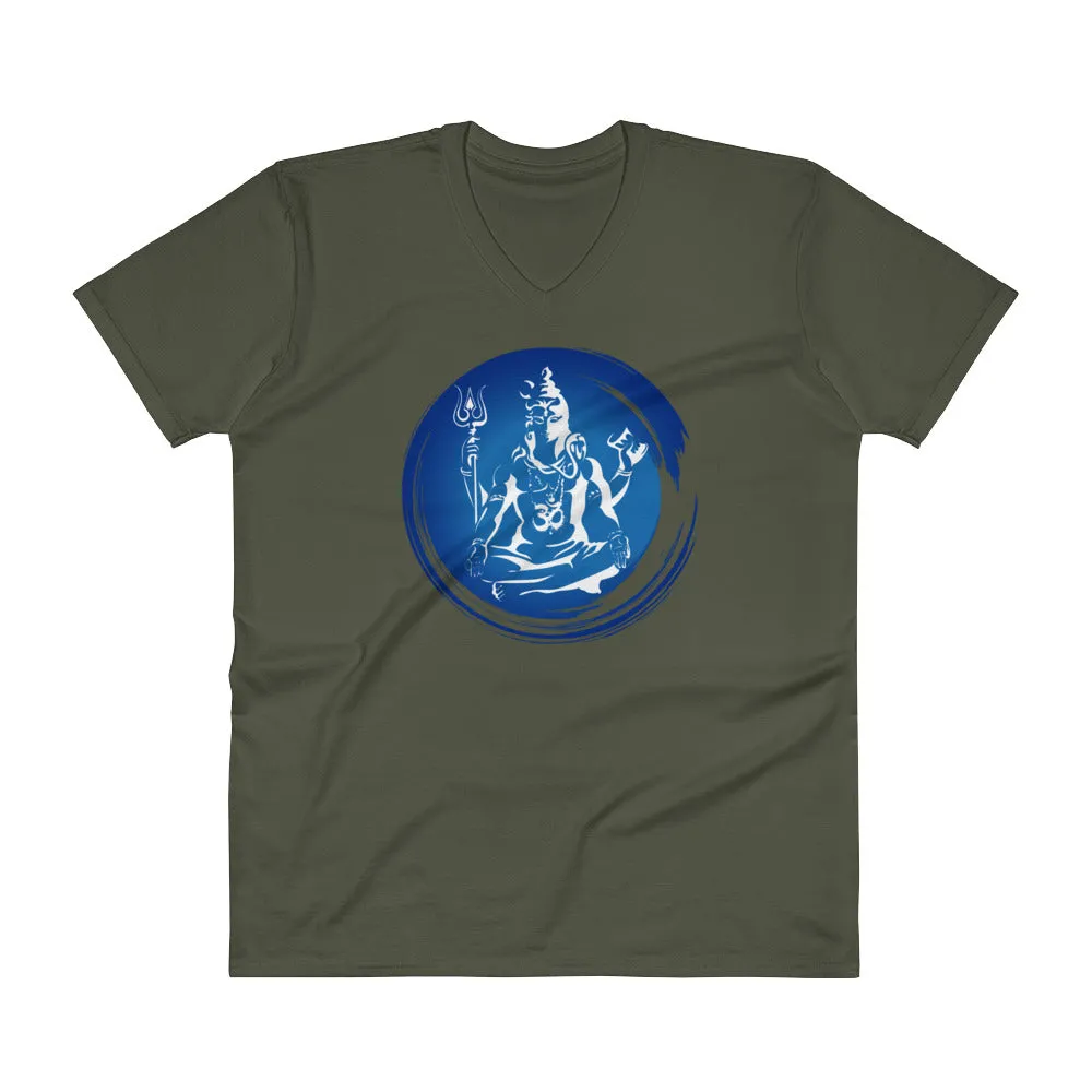 Bengali Lightweight Fashion V-Neck T-Shirt - Om