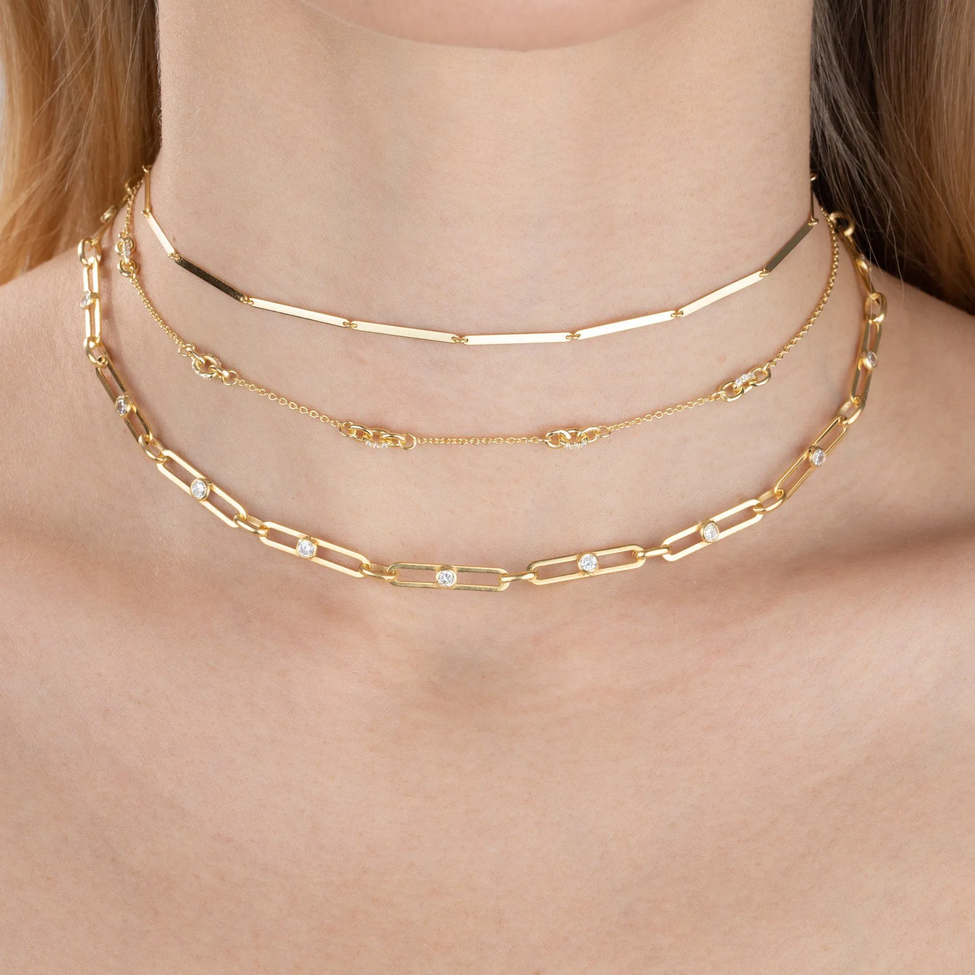 Bezel X Link Choker