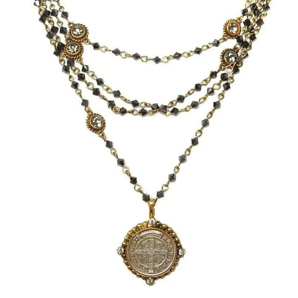 Bicone Magdalena Gold Hematite