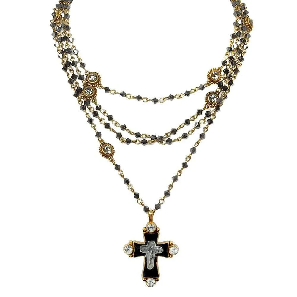 Bicone Magdalena Gold Hematite
