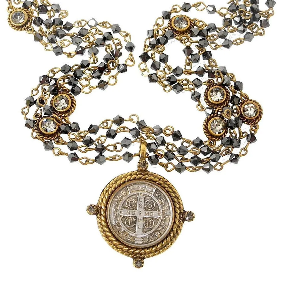 Bicone Magdalena Gold Hematite