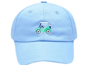 Bits & Bows: Golf Cart Baseball Hat, Blue