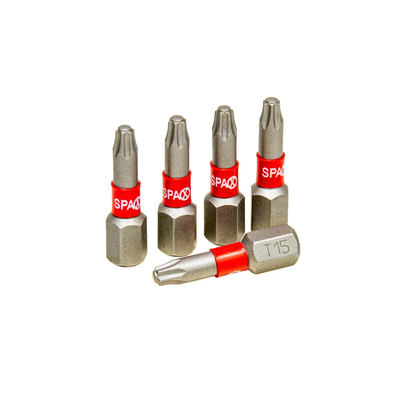 Bits T-Star plus 25 mm, 5 Bits im Spax Cut-Case, T10 | T15 | T20 | T25 | T30 | T40