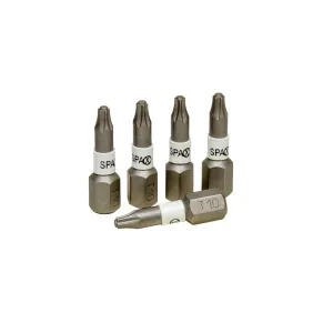 Bits T-Star plus 25 mm, 5 Bits im Spax Cut-Case, T10 | T15 | T20 | T25 | T30 | T40