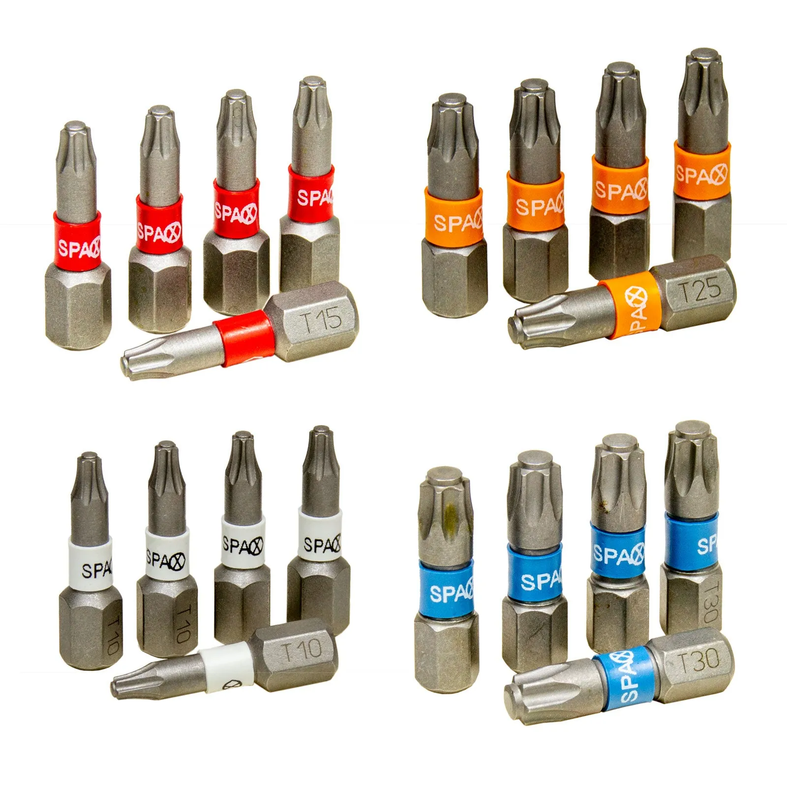 Bits T-Star plus 25 mm, 5 Bits im Spax Cut-Case, T10 | T15 | T20 | T25 | T30 | T40