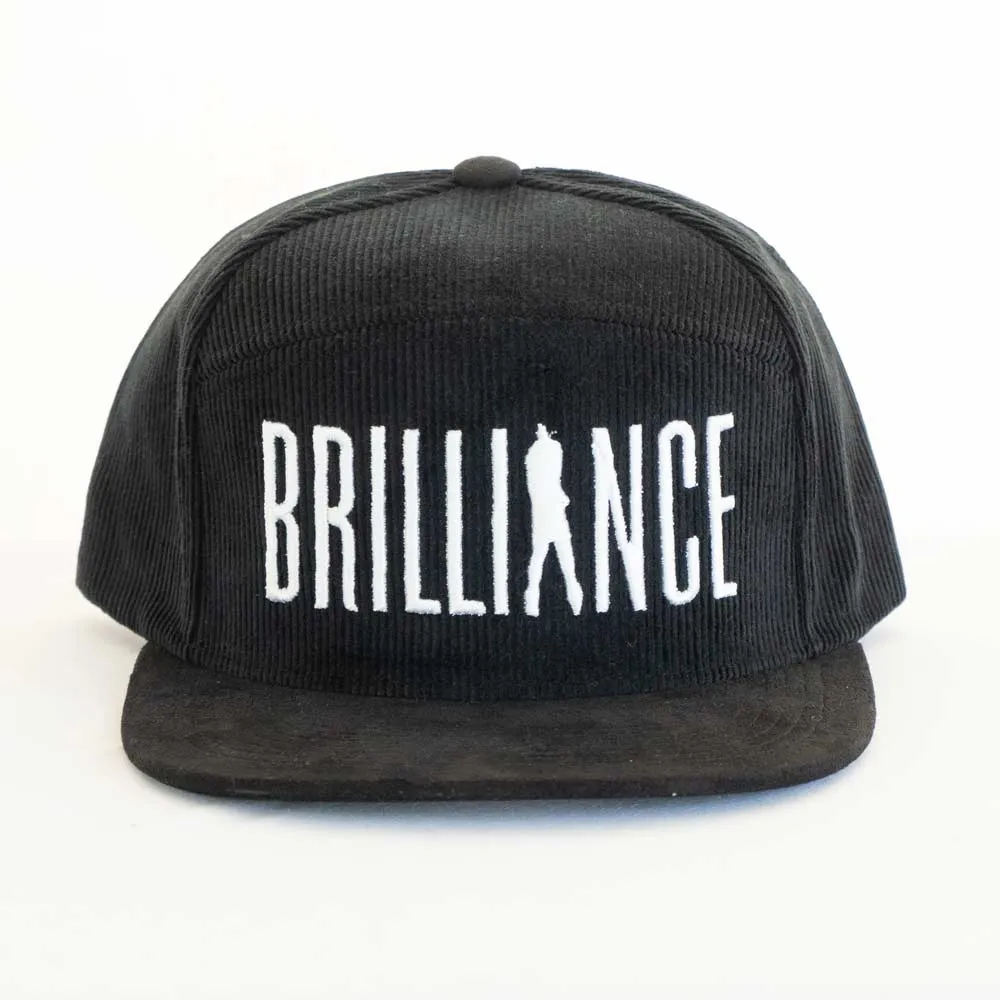 Black Brilliance Corduroy Snapback