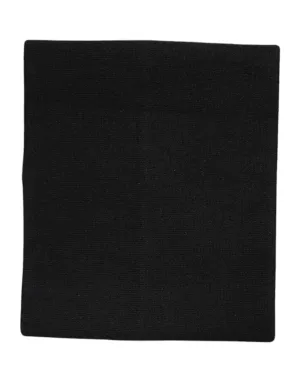 Black Cashmere Knitted Neck Warmer Foulard Scarf