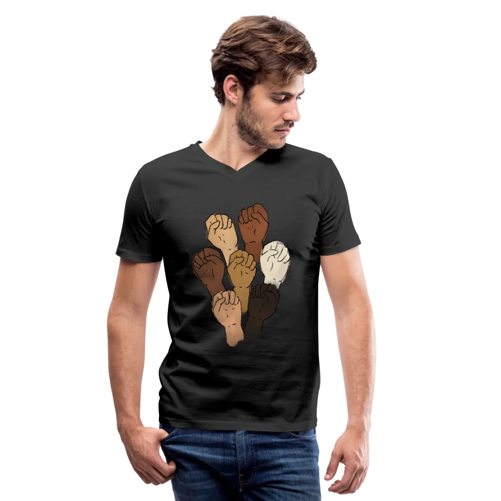 Black Lives Matter Men's V-Neck Tee