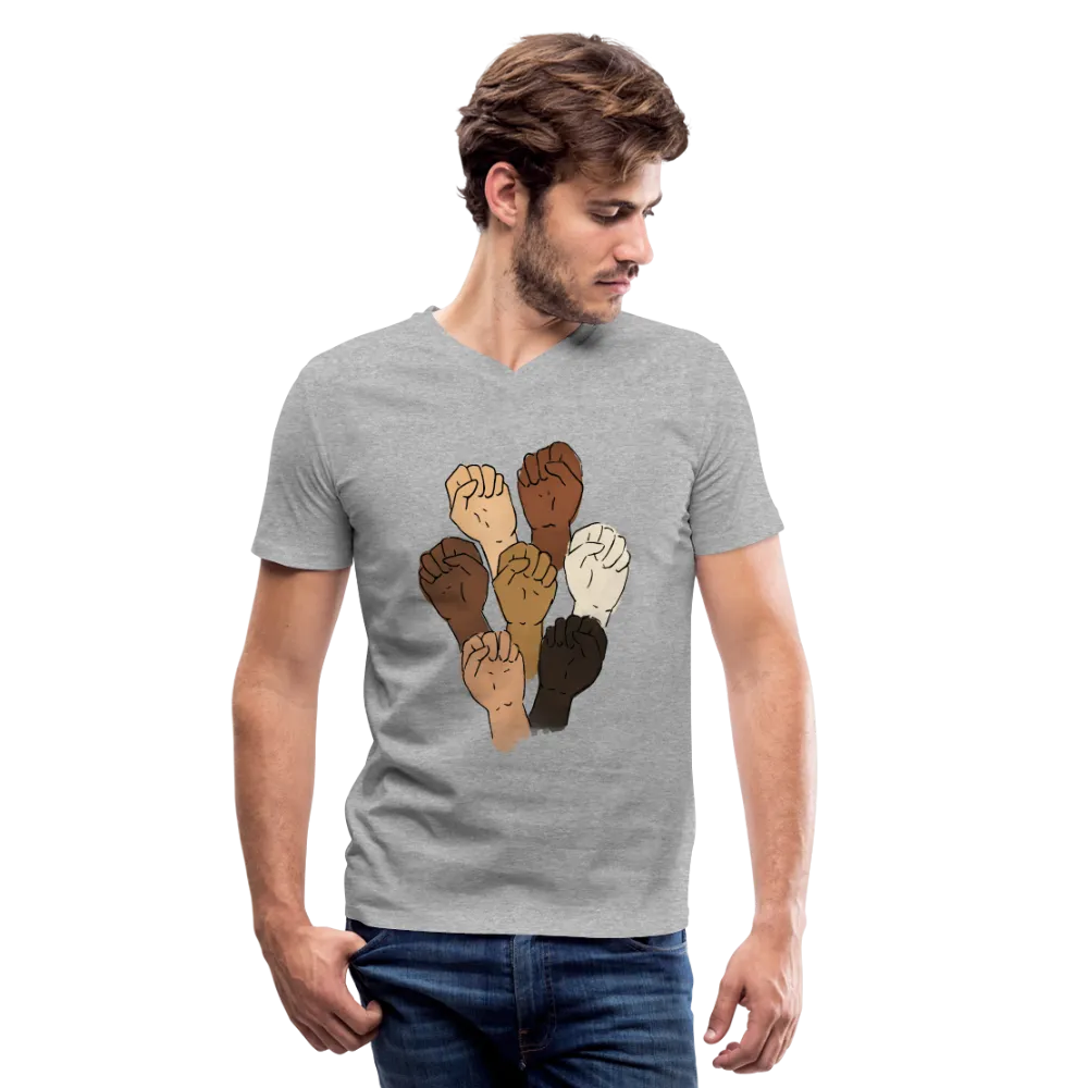 Black Lives Matter Men's V-Neck Tee